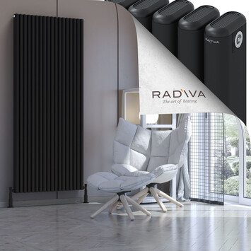 Radiva - Kotto Radiateur En Aluminium 1900x806 Noir