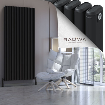 Radiva - Kotto Radiateur En Aluminium 1900x851 Noir