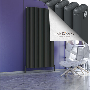 Radiva - Kotto Radiateur En Aluminium 1900x986 Anthracite Foncé