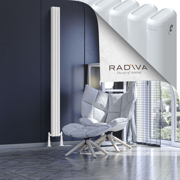 Radiva - Kotto Radiateur En Aluminium 2000x131 Blanc