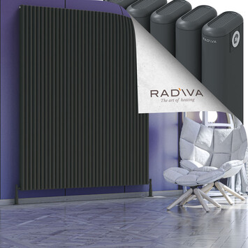 Radiva - Kotto Radiateur En Aluminium 2000x1616 Anthracite Foncé