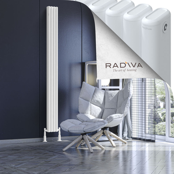 Radiva - Kotto Radiateur En Aluminium 2000x176 Blanc