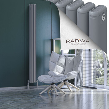 Radiva - Kotto Radiateur En Aluminium 2000x176 Gris