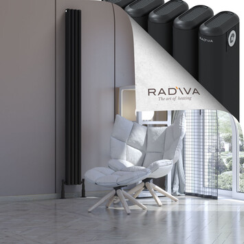 Radiva - Kotto Radiateur En Aluminium 2000x176 Noir