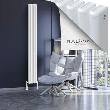 Radiva - Kotto Radiateur En Aluminium 2000x221 Blanc