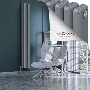 Radiva - Kotto Radiateur En Aluminium 2000x266 Gris
