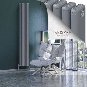 Radiva - Kotto Radiateur En Aluminium 2000x311 Gris