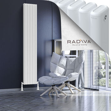 Radiva - Kotto Radiateur En Aluminium 2000x356 Blanc