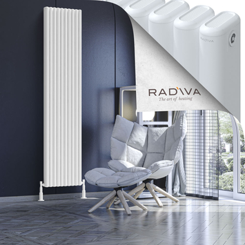 Radiva - Kotto Radiateur En Aluminium 2000x446 Blanc