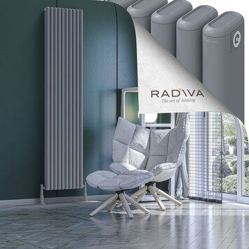 Radiva - Kotto Radiateur En Aluminium 2000x446 Gris