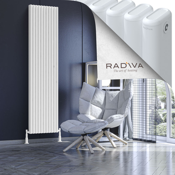 Radiva - Kotto Radiateur En Aluminium 2000x491 Blanc