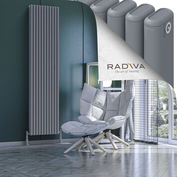 Radiva - Kotto Radiateur En Aluminium 2000x491 Gris