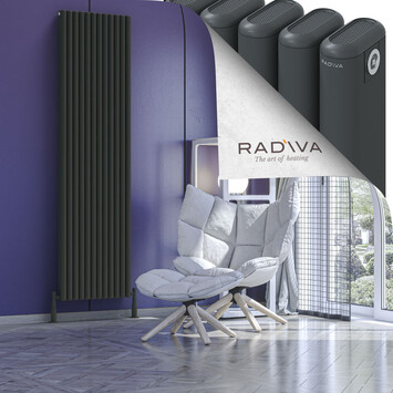 Radiva - Kotto Radiateur En Aluminium 2000x536 Anthracite Foncé