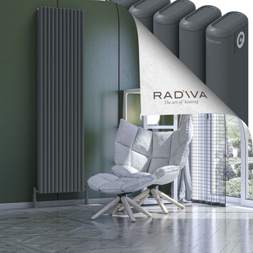 Radiva - Kotto Radiateur En Aluminium 2000x536 Anthracite