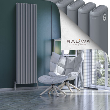 Radiva - Kotto Radiateur En Aluminium 2000x536 Gris