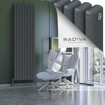 Radiva - Kotto Radiateur En Aluminium 2000x581 Anthracite