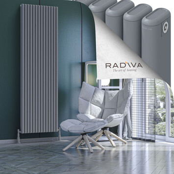 Radiva - Kotto Radiateur En Aluminium 2000x626 Gris
