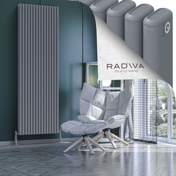 Radiva - Kotto Radiateur En Aluminium 2000x671 Gris