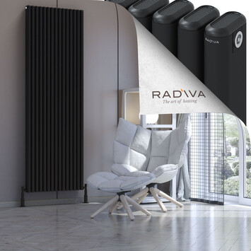 Radiva - Kotto Radiateur En Aluminium 2000x671 Noir