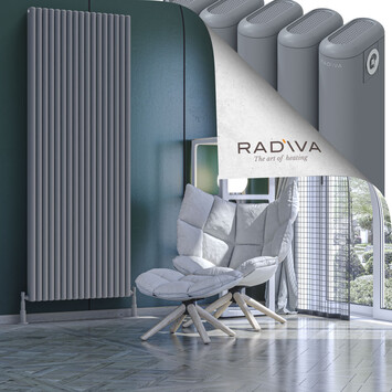 Radiva - Kotto Radiateur En Aluminium 2000x761 Gris