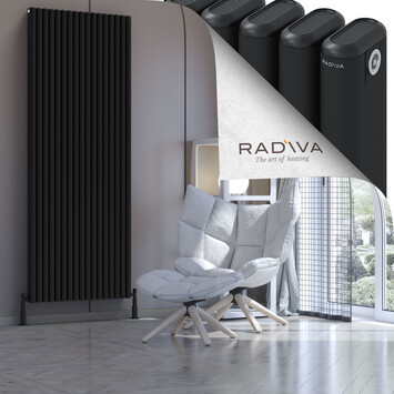 Radiva - Kotto Radiateur En Aluminium 2000x761 Noir