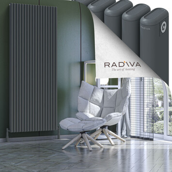 Radiva - Kotto Radiateur En Aluminium 2000x806 Anthracite