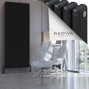 Radiva - Kotto Radiateur En Aluminium 2000x806 Noir