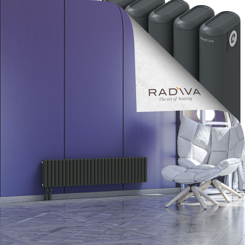 Kotto Radiateur En Aluminium 300x1346 Anthracite Foncé