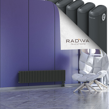 Kotto Radiateur En Aluminium 300x1346 Anthracite Foncé - Thumbnail