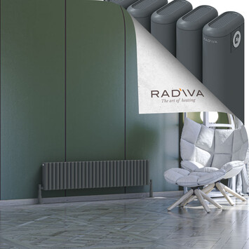 Radiva - Kotto Radiateur En Aluminium 300x1346 Anthracite