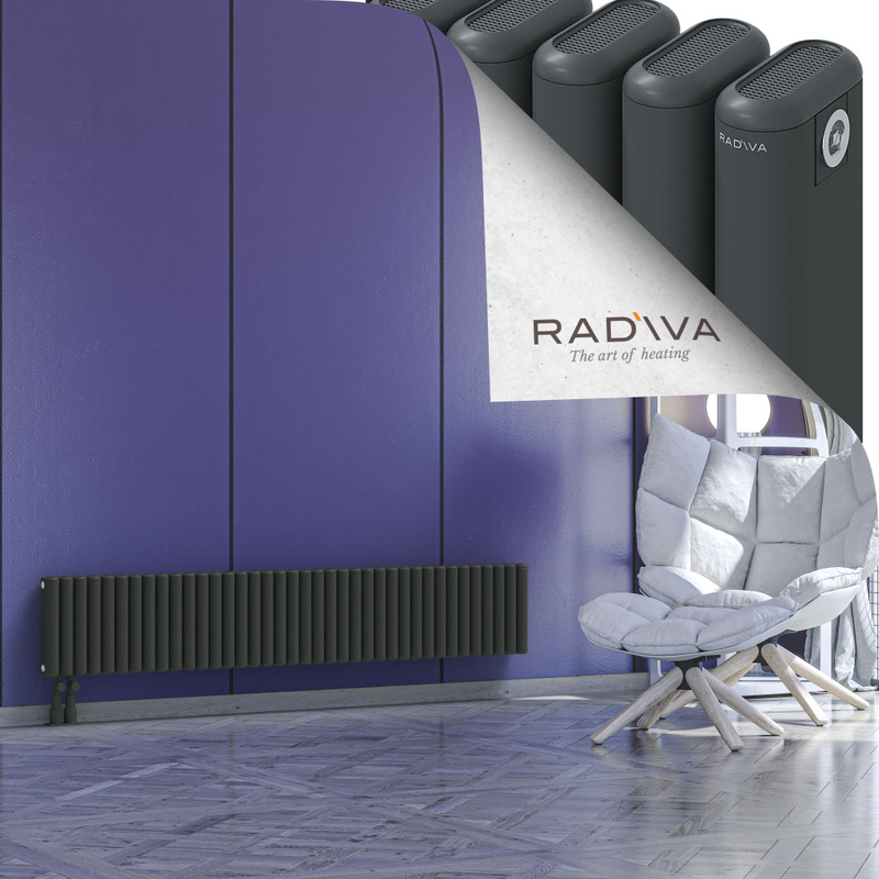 Kotto Radiateur En Aluminium 300x1706 Anthracite Foncé