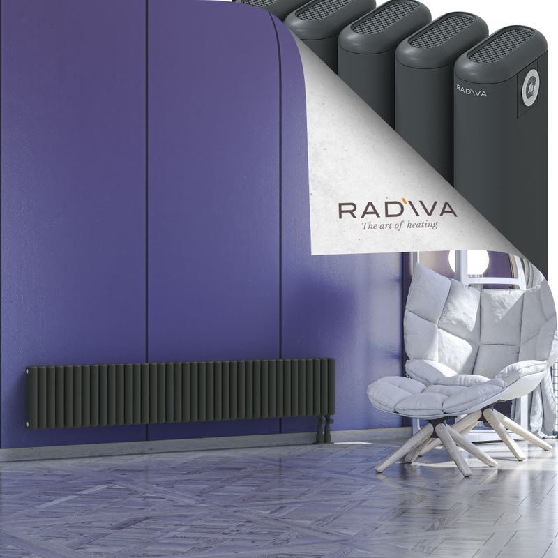 Kotto Radiateur En Aluminium 300x1706 Anthracite Foncé