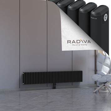 Kotto Radiateur En Aluminium 300x1751 Noir - Thumbnail