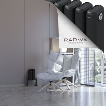 Radiva - Kotto Radiateur En Aluminium 300x176 Noir