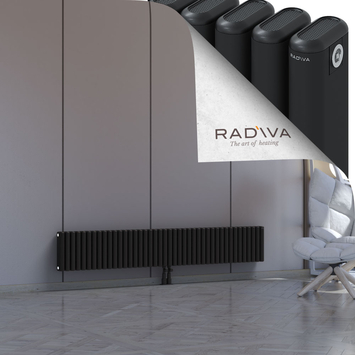 Kotto Radiateur En Aluminium 300x1886 Noir - Thumbnail
