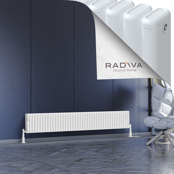 Radiva - Kotto Radiateur En Aluminium 300x1931 Blanc