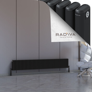 Radiva - Kotto Radiateur En Aluminium 300x1976 Noir