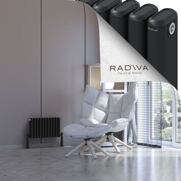 Radiva - Kotto Radiateur En Aluminium 300x491 Noir
