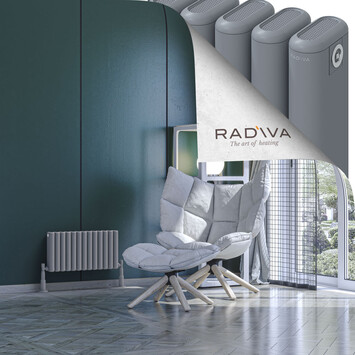 Radiva - Kotto Radiateur En Aluminium 300x581 Gris