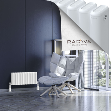 Radiva - Kotto Radiateur En Aluminium 300x671 Blanc