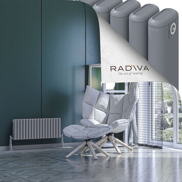 Radiva - Kotto Radiateur En Aluminium 300x761 Gris