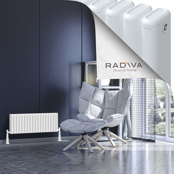 Radiva - Kotto Radiateur En Aluminium 300x806 Blanc
