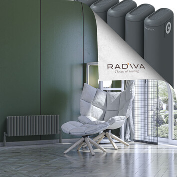 Radiva - Kotto Radiateur En Aluminium 300x851 Anthracite