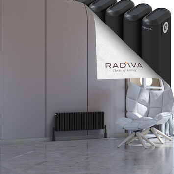 Radiva - Kotto Radiateur En Aluminium 300x896 Noir