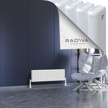 Radiva - Kotto Radiateur En Aluminium 300x986 Blanc