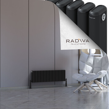 Radiva - Kotto Radiateur En Aluminium 300x986 Noir