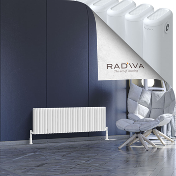 Radiva - Kotto Radiateur En Aluminium 400x1301 Blanc