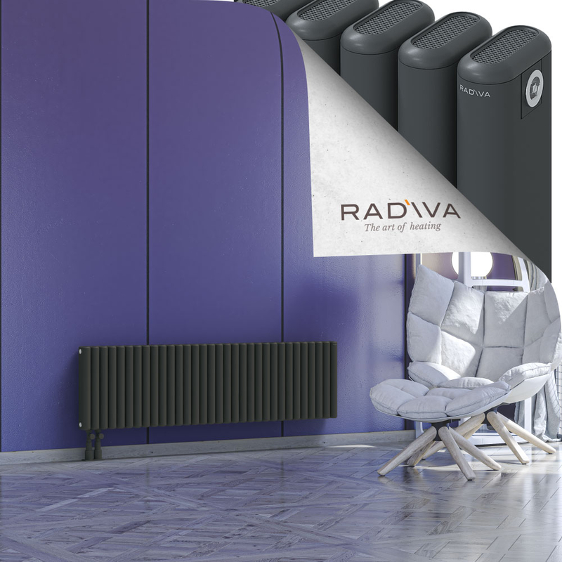 Kotto Radiateur En Aluminium 400x1436 Anthracite Foncé