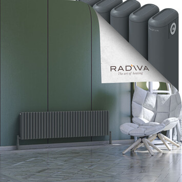 Radiva - Kotto Radiateur En Aluminium 400x1526 Anthracite