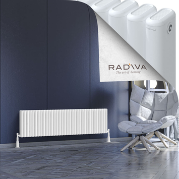 Radiva - Kotto Radiateur En Aluminium 400x1526 Blanc